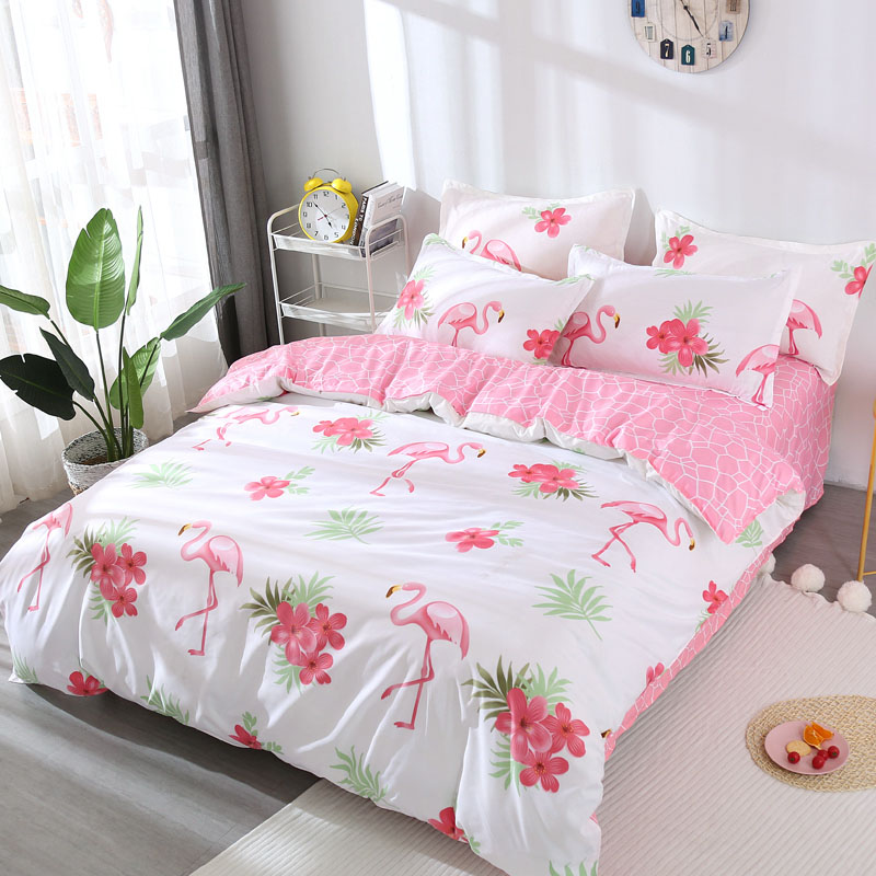 Bộ đồ giường bằng sợi polyester in